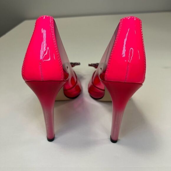 Good American Women’s Hot Pink Cinder-f*cking-rella Pump Size 7 - Picture 5 of 8